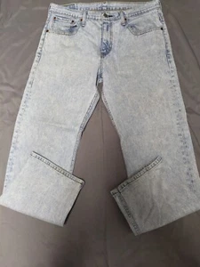 Etichetta jeans da uomo Levis 569 pietra gamba dritta taglia 31x30 misure 34,5x29,5 - Foto 1 di 12