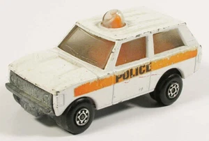 MATCHBOX 20 POLICE RANGE ROVER ROLAMATICS LESNEY SUPERFAST ENGLAND - Picture 1 of 4