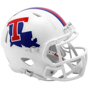 Mini casco de fútbol americano Louisiana Tech Bulldogs Riddell Speed - Imagen 1 de 1