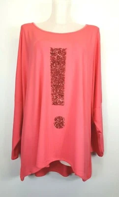 21) Manou Lenz Oversize Shirt Coralle Neu 79,90€ Gr. 4 (ca. 56 58 60) Übergröße