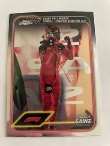 2024 Topps Chrome F1 - Carlos Sainz #147 Grand Prix Winner Ferrari 🔥🔥🔥 - Picture 1 of 2