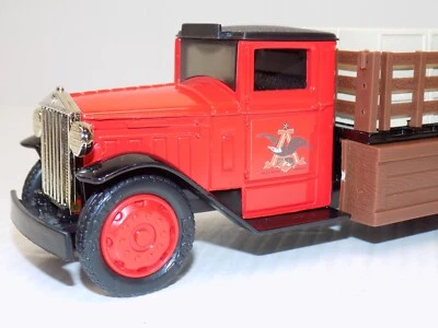ERTL 1930 Diamond T Delivery Truck with Load Anheuser- Busch Diecast Metal Bank - Image 1 of 4