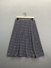 Jacklyn Smith Collection Womens Black Skirt Polka Dot Pull On Size M