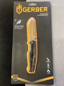 GERBER PARALITE G1344 FOLDING KNIFE - Picture 1 of 4