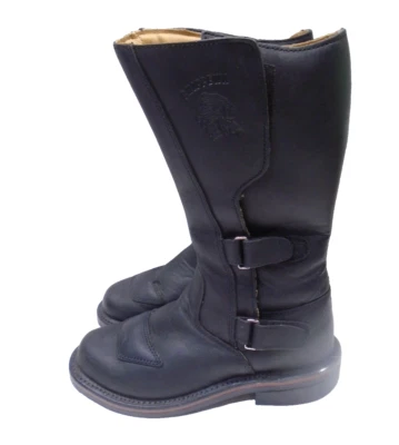 Botas de motociclista Chippewa 27862 Oddessa Rally de cuero negras para mujer talla 5 B usadas en excelente estado Foto 1 de 4