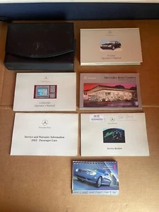 2002 Mercedes BENZ S-Class Owners Manual GUIDE BOOK SET & CASE OEM - Picture 1 of 1