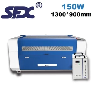 150W Reci CO2 Laser Cutting Machine 1390 Laser Engraver Motorized Table/Red Dot - Picture 1 of 12