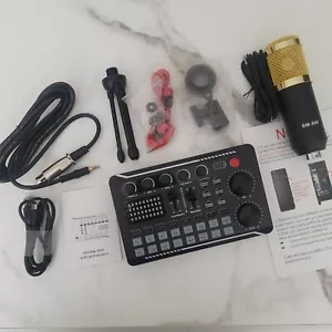 Podcast Equipment Bundle, BM-800 Mic Kit with Live Sound Card, F998 SET - Picture 1 of 12
