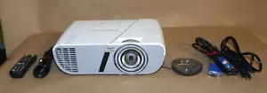 Viewsonic PJD6552LWS Short Throw HDMI Projector. From 1693-1814 Hours used - Picture 1 of 4