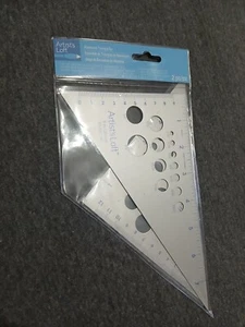 Künstlerloft Aluminium kalibriert Zeichen Dreieck 2 Stück Set 6 Zoll & 8 Zoll - Bild 1 von 1