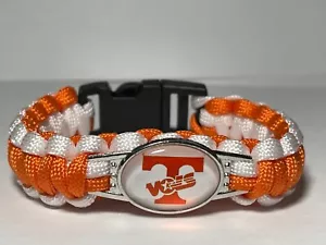 Tennessee Volunteers NCAA "VOLS" Paracord Bracelet NEW - Picture 1 of 2