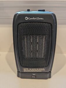 Comfort Zone CZ448E Ceramic Electric Portable Fan Heater Black 120VAC 60Hz