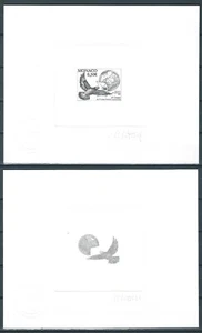 Monaco, 2004,UPU,Bird,2 signed artist die proofs,RARE,exist 6 only - Picture 1 of 3