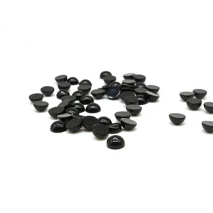 100 cuentas redondas de piedra redondas de ónix negro natural de 8 mm sin agujeros - Imagen 1 de 6