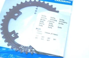 SHIMANO Fahrrad Kettenblatt FC-R7000 105 39 Zähne MW 110mm Schwarz - Bild 1 von 3