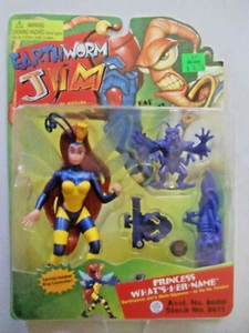 Princess What's-Her-Name w/Runt Zerb MOC Earthworm Jim's Main Squeeze cartoon - Picture 1 of 2