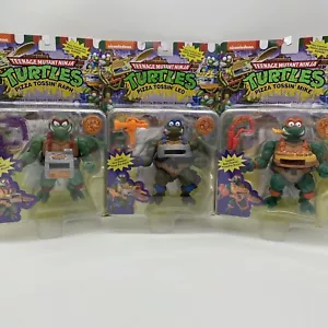 Teenage Mutant Ninja Schildkröten Pizza Tossin klassisch TMNT alle 3 - Bild 1 von 15
