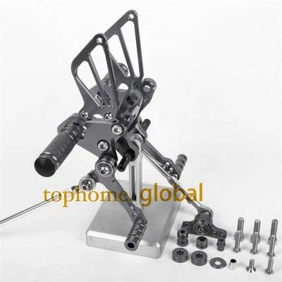 Titanium CNC Adjusting Rearset Footpegs Rear Set For Ducati 848 1098 1198 R/S - Image 1 of 4