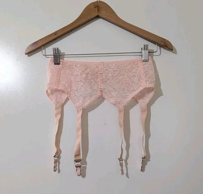 Vintage 50s Fairform by Gold Seal Garter Belt Size 26 Union Made Pink S - Image 1 of 4