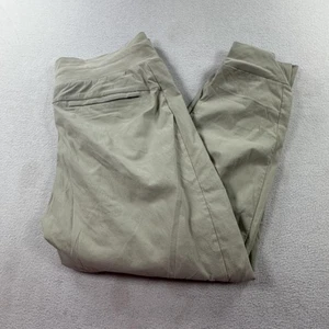 Athleta Pants Womens 12 Khaki Trekkie North Jogger Ripstop Zip Pockets - Picture 1 of 13
