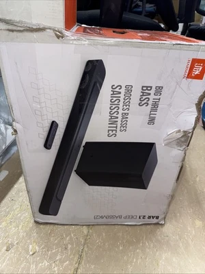 JBL Bar 2.1 Deep Bass MK2 Soundbar with 6.5" Wireless Subwoofer - Image 1 of 4