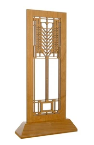 Frank Lloyd Wright Lebensbaum Hartholz Mini Leinwand - Bild 1 von 3