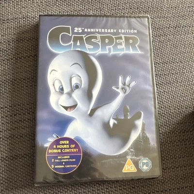 Casper (The Friendly Ghost 1995 Christina Ricci) 25th Anniversary NEW SEALED DVD - Image 1 of 2