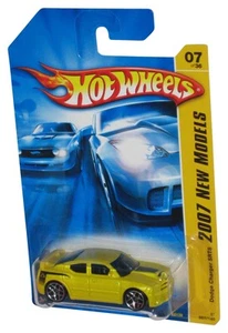 Hot Wheels 2007 New Models 7/36 Yellow Dodge Charger SRT8 Toy Car 007/180 - Picture 1 of 1