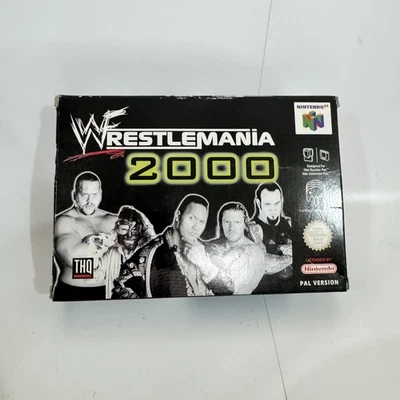 Wrestlemania 2000 N64 Game Complete with Rare Hologram Card  - Collectors - Image 1 of 4