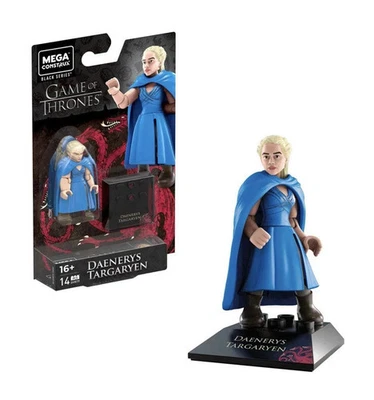 Mega Construx GAME OF THRONES Black Series: 14pc DAENERYS TARGARYEN 2" Figure! - Image 1 of 3