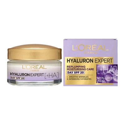 L'Oreal Hyaluron Expert Replumping Moisturising Care Day Cream SPF 20 50ml - image 1 of 3