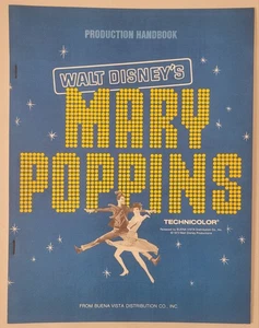 Manual de producción Mary Poppins de Walt Disney, 1973 Walt Disney Productions - Imagen 1 de 13