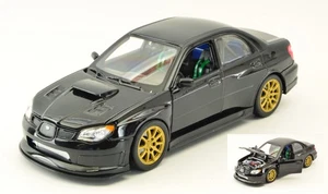 Subaru Impreza Wrx Sti Black 1:24-27 Model 22487BK Welly - Picture 1 of 1