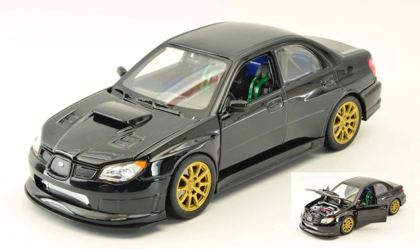 Subaru Impreza WRX STI Black 1:24-27 Model 22487BK WELLY - Image 1 of 1