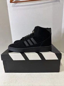 Adidas Break Start Mid Men’s Athletic Shoe Black Sneaker Trainers Size 7.5 NEW - Picture 1 of 9