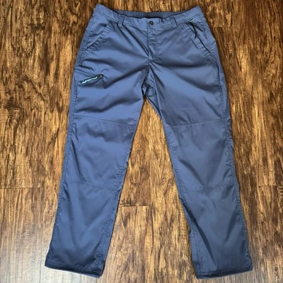 Женские туристические брюки REI Co-op Trailmade размер 12P карман на молнии синие ночи на открытом воздухе - Изображение 1 из 4