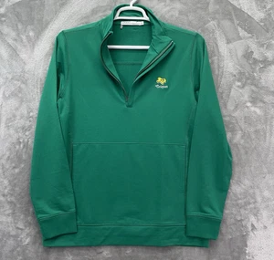 Criquet Sweatshirt Pullover Herren Medium Golf 1/4 Zip Pulli Pima Weekender Kelly - Bild 1 von 12