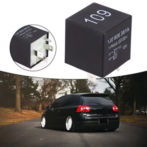 ECU Fuel Pump Relay ECU Fuel Pump Relay 1008300003 Black &Silver For Skoda - Picture 1 of 12
