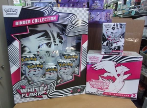 POKEMON WHITE FLARE ETB + BINDER COLLECTION + BUNDLE BOX LOT - Picture 1 of 1