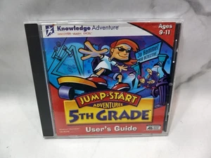JumpStart Adventures 5th Grade (PC/Mac, 1997) Età 9-11 Usato - Foto 1 di 5