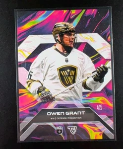 Owen Grant 2025 TFL National Lacrosse League NLL #118 The Haze Card #4 /25 - Picture 1 of 2