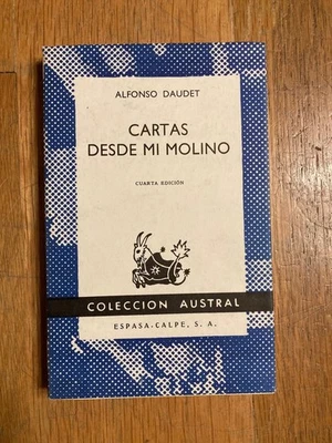 Libro Cartas Desde Mi Molino Alfonso Daudet 1970 Austral Calpe Español - Imagen 1 de 4