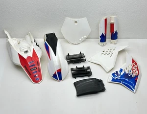 2009 KTM 65SX Plastics Kit Shroud Fender Panel Guard Protector White Dirt Bike  - Picture 1 of 4