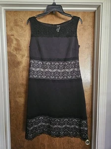 SANGRIA Black Lace Detail Dress - Size: 8 - Picture 1 of 4