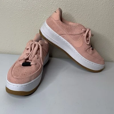 Nike Air Force 1 Sage Low Coral Stardust White A5339-603 Women’s Sz 7 - Image 1 of 4