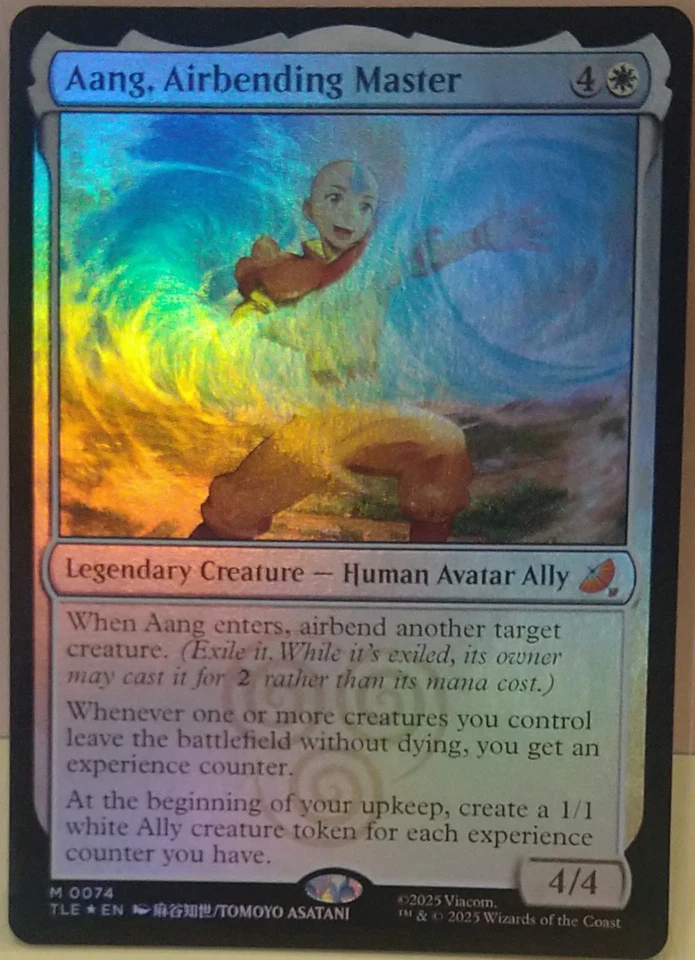 MTG - Avatar TLA Eternal - Aang, Airbending Master *Foil* - Bild 1 von 1