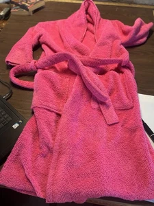 Women's Bath & Body Works Robe Pink S/M Shower Coverup Cozy - Picture 1 of 3