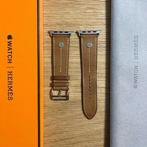Correa de cuero Hermesr Apple Watch Crewed Cell 42 mm / 44 mm / 45 mm / 46 mm / 49 mm - Imagen 1 de 12