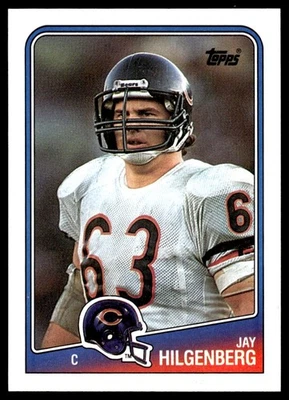 JAY HILGENBERG 1988 TOPPS #77 CHICAGO BEARS - Image 1 of 3