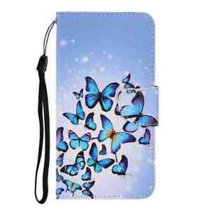 For Samsung Galaxy S22 Plus S21 S20 Sunflower Cat Leather Flip Wallet Case Cove